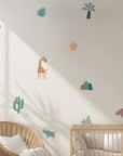 Abstract Safari Animal Wall Decals - Decals - Animals