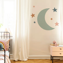 Sticker mural Paysage lunaire enfantin