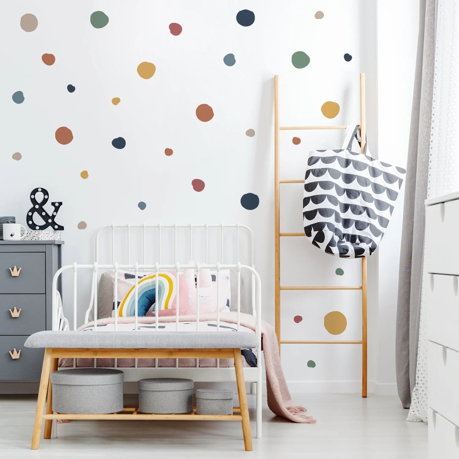 Multi Polka Dot Wall Decal - Decals Dots