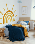 Rainbow Sun Wall Decal - Decals Big Features