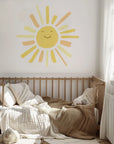 Sunny Face - Long Rays - Decals - Rainbow Sun Clouds