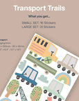 Transport Trails Wall Decals - Decals - Transport