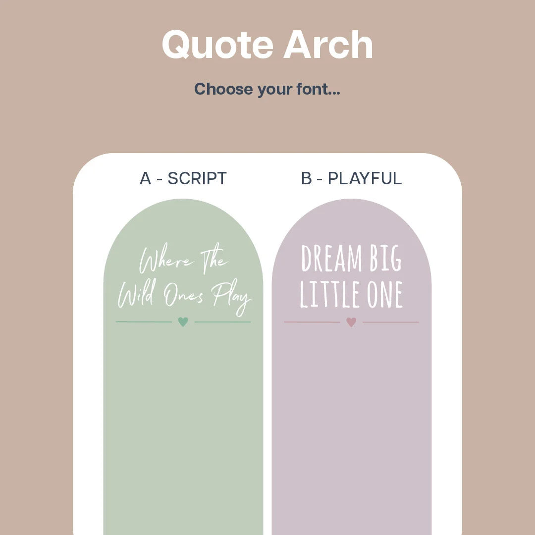 Where The Wild Ones Play Arch - Decals Quote Arches