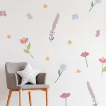 Sticker mural Fleurs sauvages